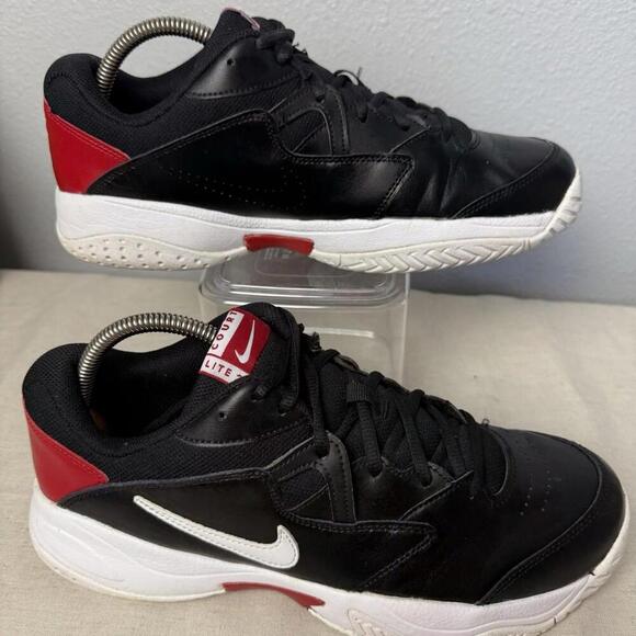 NIKE Court Lite 2 Tennis Shoe Mens Size 9.5 Leather - Picture 1 of 9